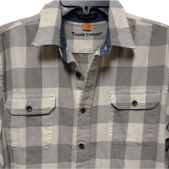 Tailor Vintage luxe performance flannel shirt - Picture 4 of 4